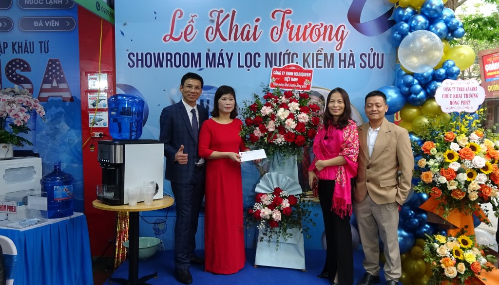 Tưng bừng khai trương SHWROOM máy lọc nước kiềm Hà&nbsp;Sửu