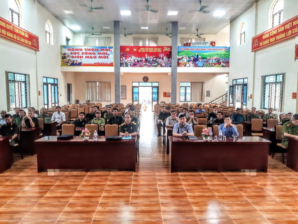 Mai Trung:Tập huấn nghiệp vụ cho tổ tự quản về ANTT Hội CCB  thôn năm&nbsp;2023