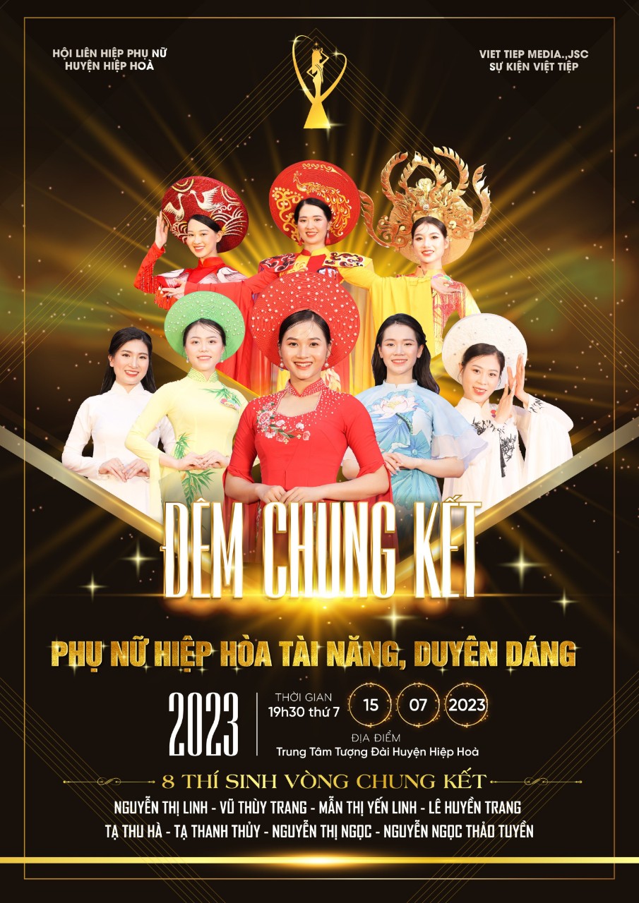 Đêm chung kết: Phụ nữ Hiệp Hoà tài năng duyên dáng ( từ 19 giờ 30 tối&nbsp;nay)