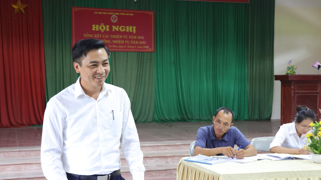 Hiệp Hoà: Đồng chí Bùi Huy Khánh, Phó Bí thư Thường trực Huyện ủy dự sinh hoạt chi bộ thôn An Hòa ( xã Đoan&nbsp;Bái)