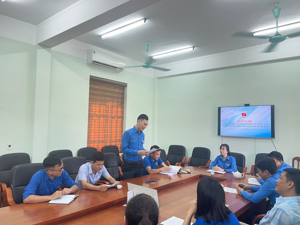 Giao lưu, học tập kinh nghiệm về công tác xây dựng Đoàn, Đoàn tham gia xây dựng&nbsp;Đảng