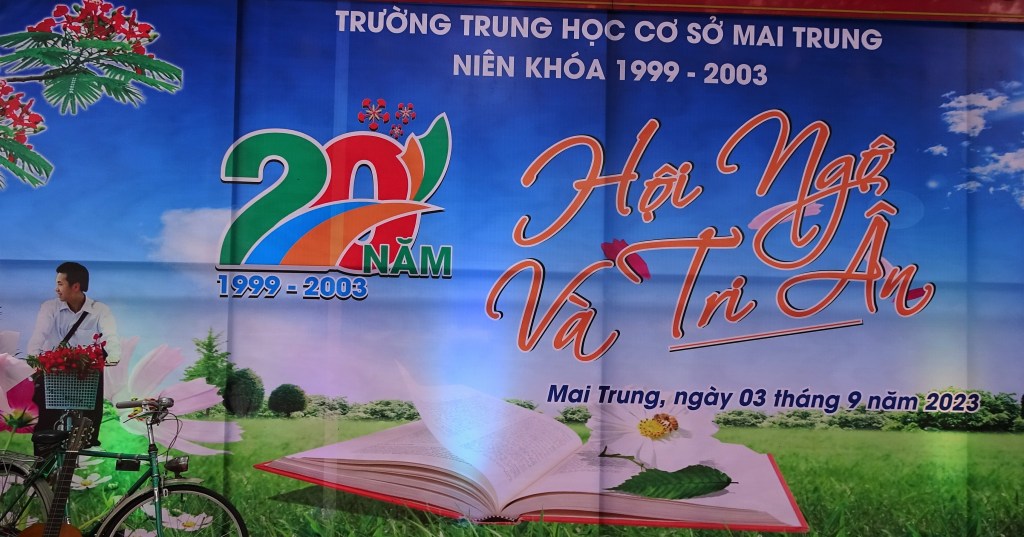 Trường THCS Mai Trung khoá 1999-2003- 20 năm Hội ngộ và tri&nbsp;ân
