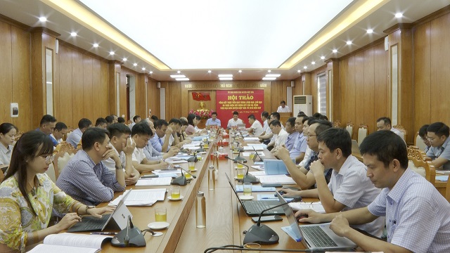 Hiệp Hoà: Hội thảo quá trình xây dựng kết cấu hạ tầng giai đoạn 2010&nbsp;-2023