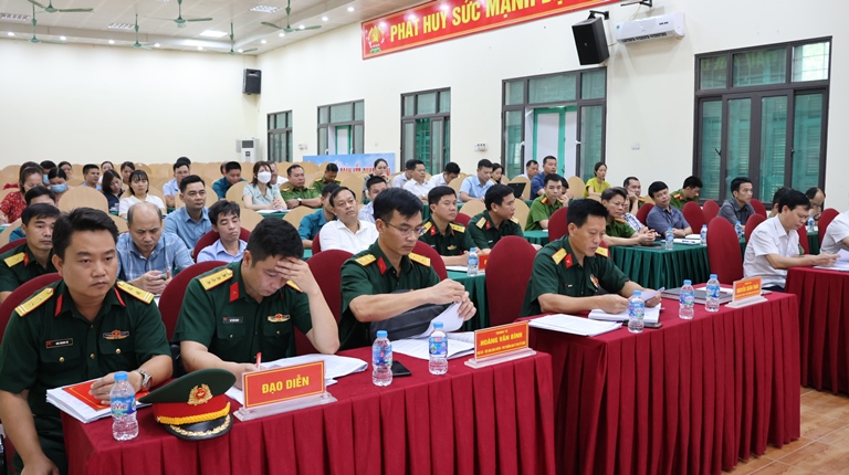 Hiệp Hoà: Bồi dưỡng diễn tập khu vực phòng thủ huyện năm&nbsp;2023