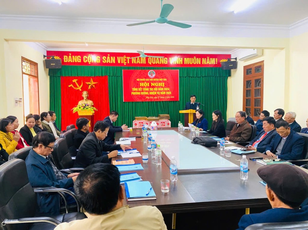 Hội Người cao tuổi huyện Hiệp Hòa tổng kết công tác Hội năm&nbsp;2024