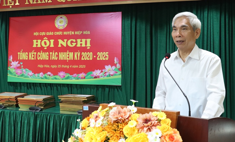 Hội Cựu giáo chức Hiệp Hòa tổng kết nhiệm kỳ 2020-&nbsp;2025