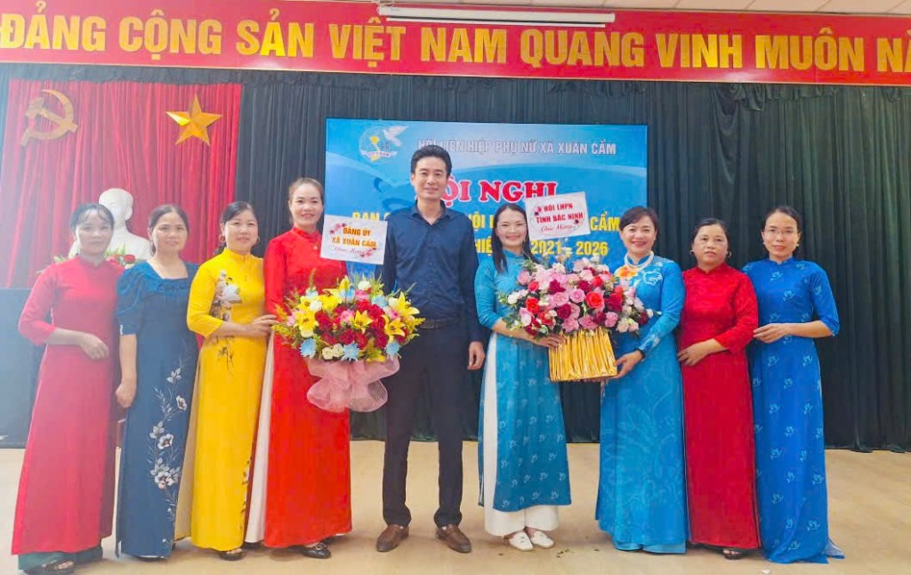 Hội LHPN xã Xuân Cẩm tổ chức Hội nghị Ban Chấp hành lần thứ nhất, nhiệm kỳ&nbsp;2021-2026