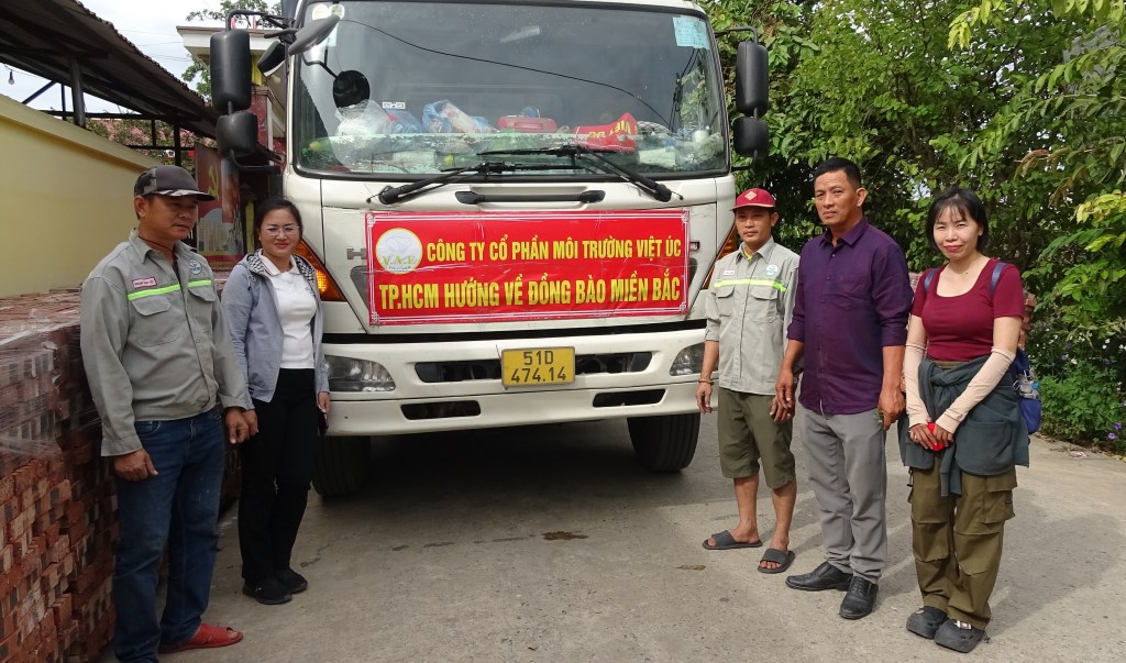 TP. Hồ Chí Minh hướng về đồng bào Miền Bắc; Những nghĩa cử cao đẹp của Công ty cổ phần Môi trường Việt Úc; Công ty TNHH Thương mại Dịch vụ Môi trường Nam&nbsp;Bộ.