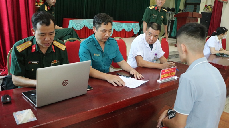 Xã Hoàng Vân: 349 công dân khám tuyển sức khỏe thực hiện nghĩa vụ quân sự năm&nbsp;2026