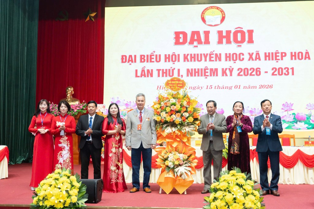 Hiệp Hòa tổ chức thành công Đại hội điểm Hội Khuyến học xã lần thứ I, nhiệm kỳ 2026&nbsp;-2031.