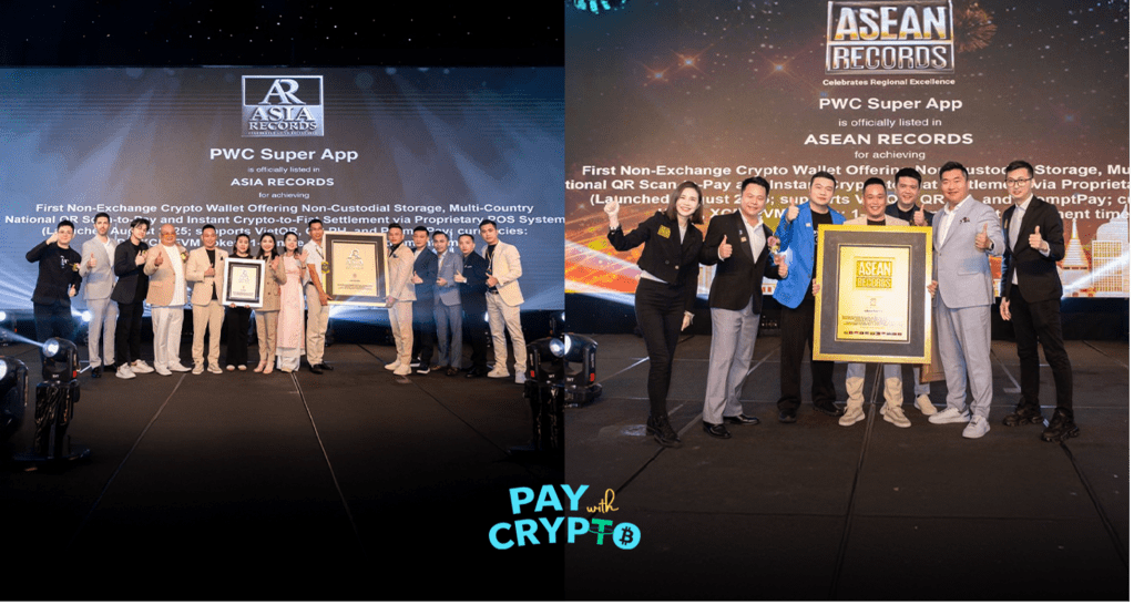 PWC Trở Thành Ví Thanh Toán Phi Tập Trung Đầu Tiên Được ASEAN & Asia Records Công&nbsp;Nhận