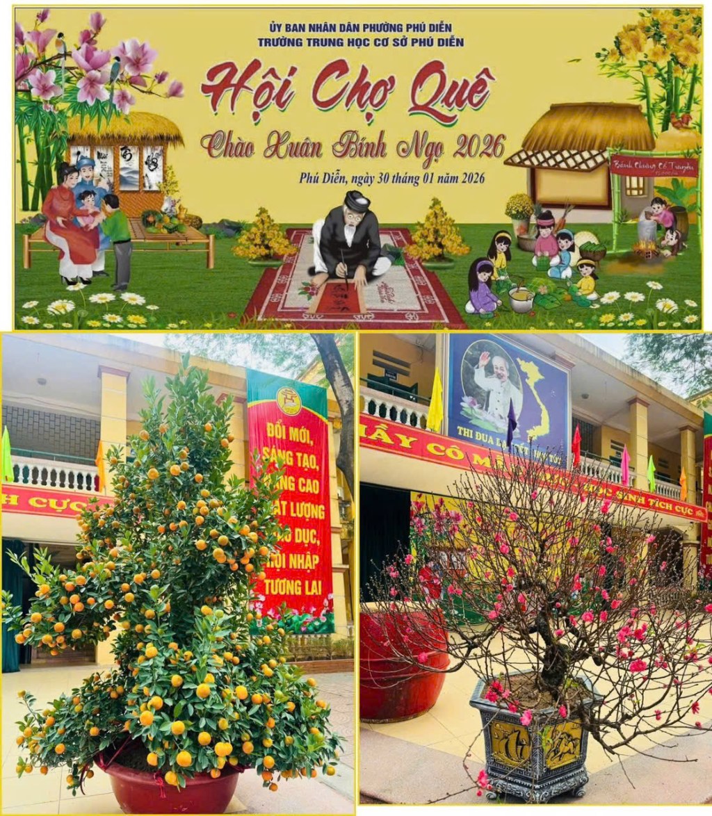 Hội chợ quê chào Xuân Bính Ngọ – Giữ gìn những nét đẹp văn hóa trong ngày Tết cổ truyền nơi trường&nbsp;học