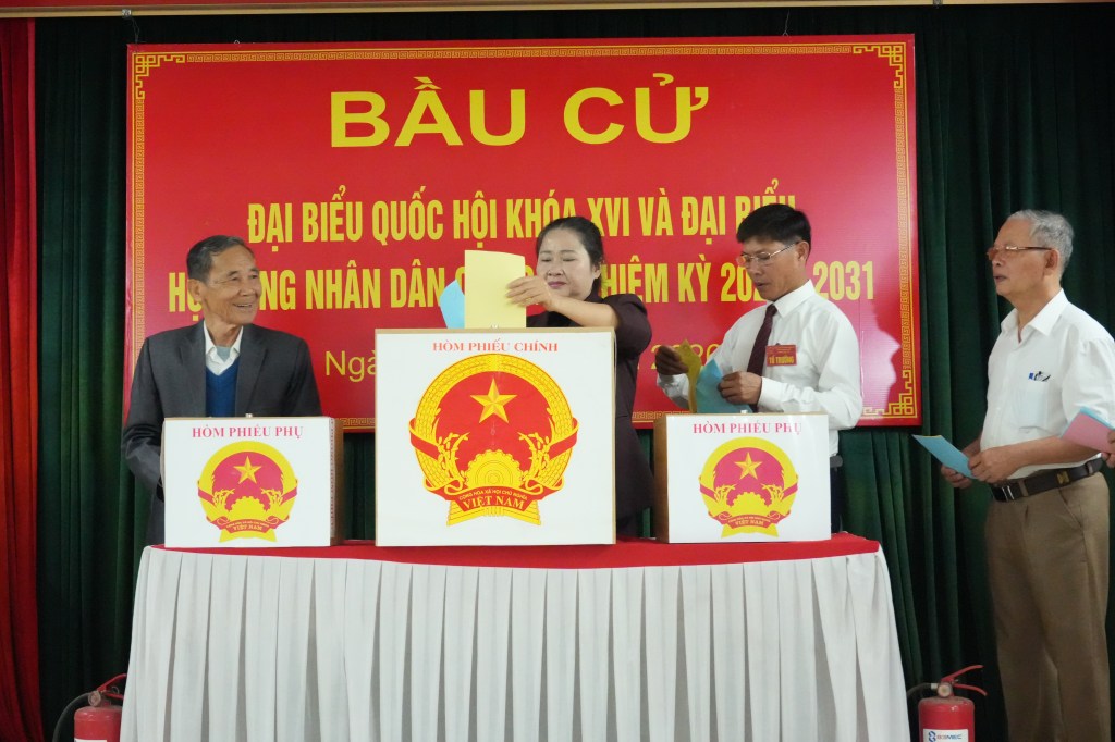 Xã Hợp Thịnh trang trọng tổ chức khai mạc bầu cử Đại biểu Quốc hội và HĐND các cấp nhiệm kỳ&nbsp;2026-2031