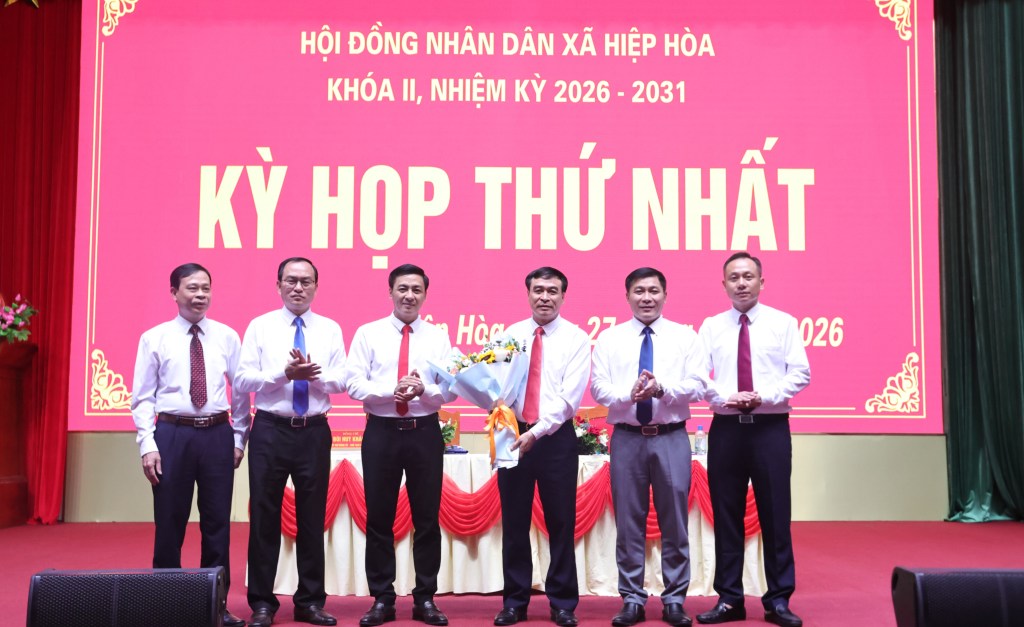 Đồng chí Nguyễn Xuân Thảo tái đắc cử Chủ tịch UBND xã Hiệp Hòa nhiệm kỳ&nbsp;2026-2031