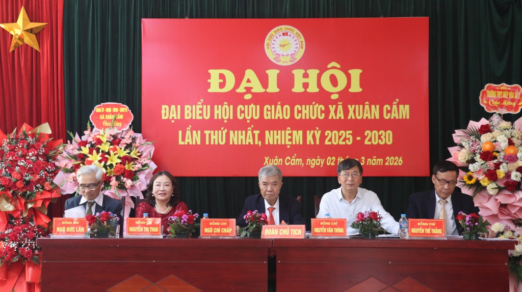 Sáng 2/3, Hội Cựu giáo chức xã Xuân Cẩm tổ chức Đại hội lần thứ nhất, nhiệm kỳ&nbsp;2025–2030.