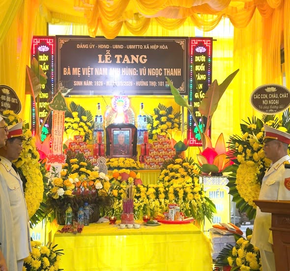 Thư cảm tạ của gia đình: Đám tang Mẹ Việt Nam anh hùng Vũ Ngọc&nbsp;Thanh