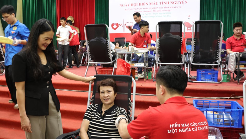 Sôi nổi ngày hội hiến máu tình&nbsp;nguyện