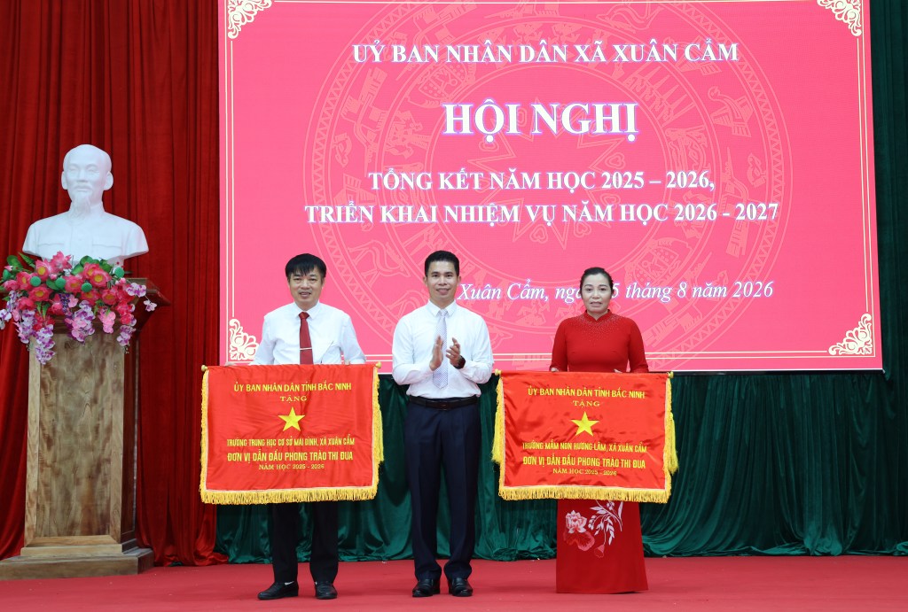 Xuân Cẩm- Bắc Ninh tổng kết năm học 2025-2026, triển khai nhiệm vụ năm học&nbsp;2026-2027