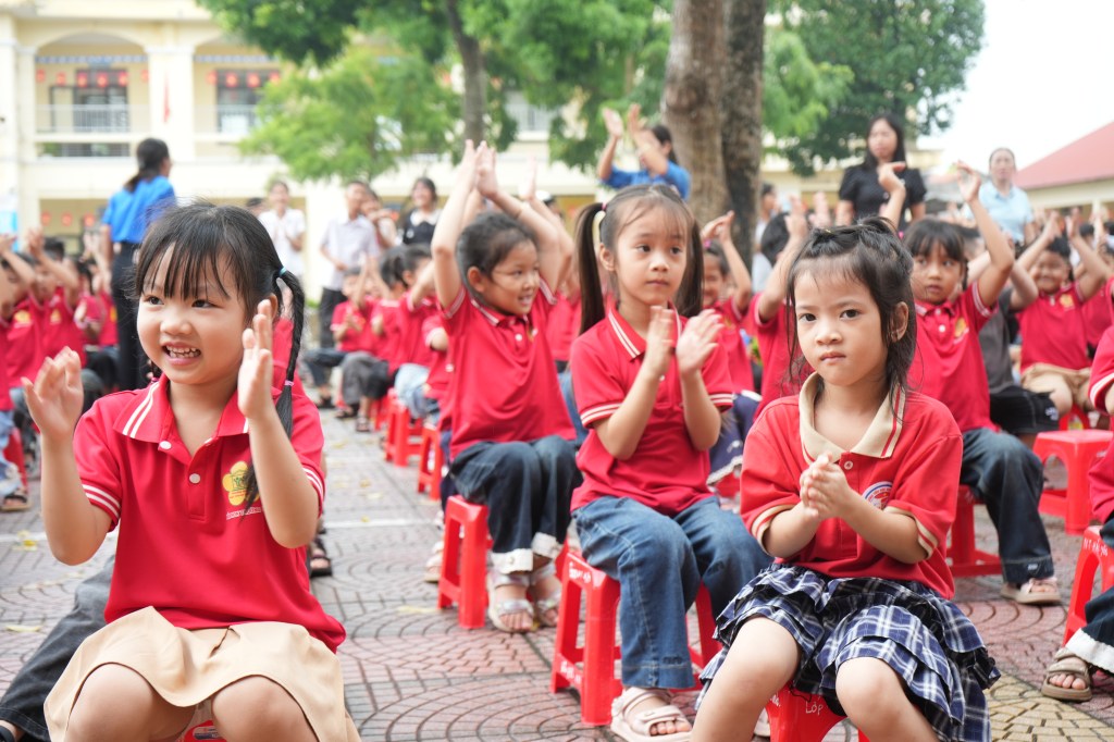 Trường Tiểu học Hợp Thịnh số 4: Lấy chất lượng đại trà làm nền tảng, giáo dục mũi nhọn làm điểm&nbsp;nhấn